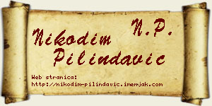 Nikodim Pilindavić vizit kartica